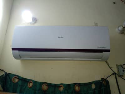 Haier a s he DC inverter 10 LF he 3 din uz howa aik dam new he