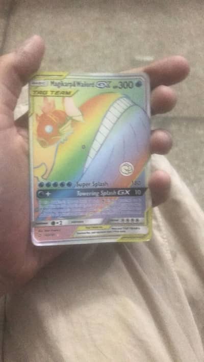 Magikarp&wailord tag team Pokémon card