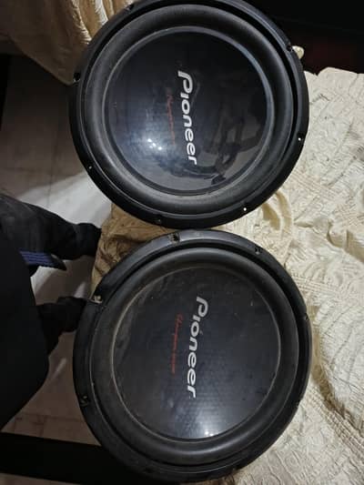 Pioneer car woofers - pair