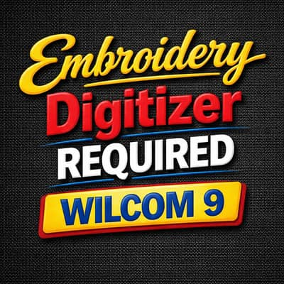 Digitizer Required (Wilcom V9) – Work From Home