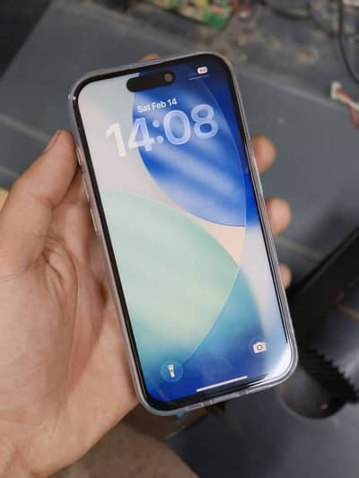 Apple iphone 15pro 128gb bettry panel change h achy wali