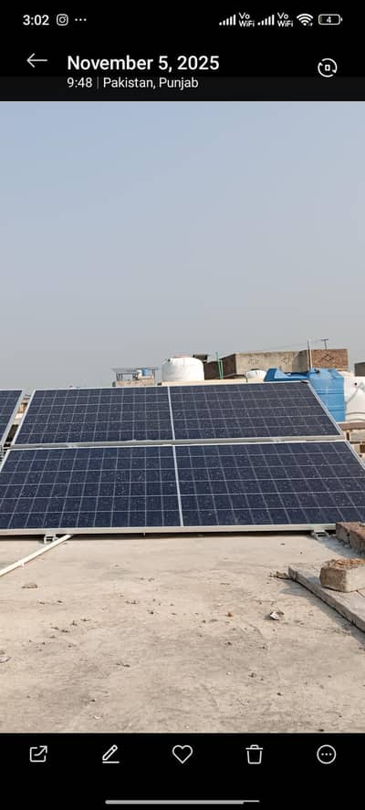 Longi Himo 7, 565Watt Bifacial 2 Solar Panels Slightly Used