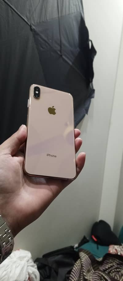 iphone xs max dual official PTA approved 64gb Golden