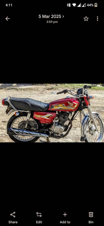 Honda 125 (2014) read add