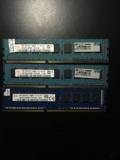 8GB DDR3 RAM (2GB + 2GB + 4GB)