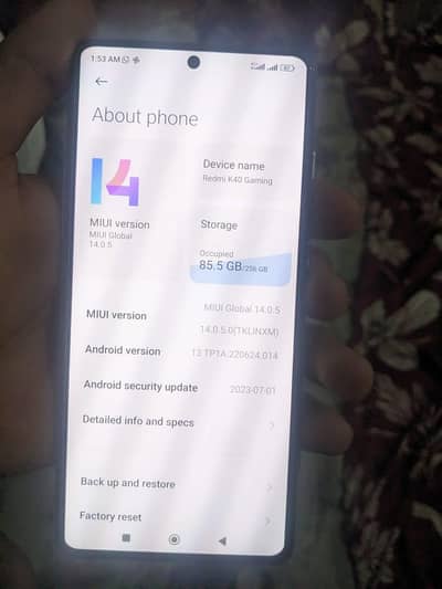 Redmi k40 gaming adittion