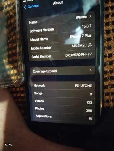 iPhone 7 Plus official PTA approved WhatsApp num 03375732232