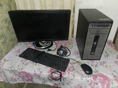 Hp core i5 4th Gen Desktop Computer 8GB Ram|500GB HD | 21" LED Moniter