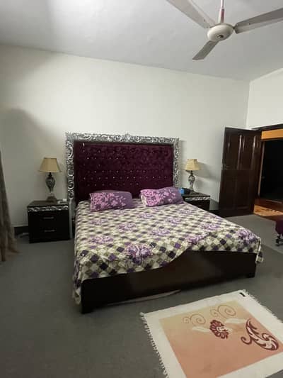 King bed with side table , dressing table and room sofa table