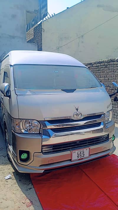 Hiace available for rent , Grand cabin on rent hi roof on rent