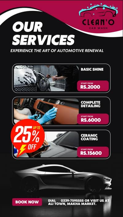 CLEAN'O car detailing and wash services