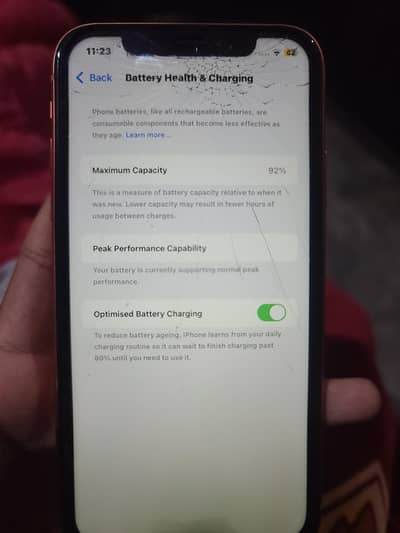 iphone xR orange 64 gb non