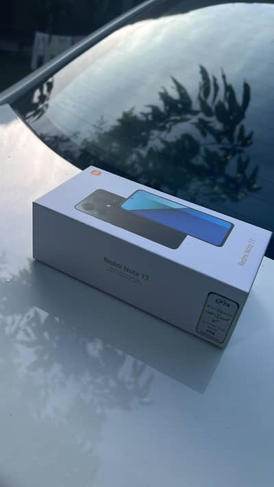 Redmi Note 13  complete box– Excellent Condition – just open not used