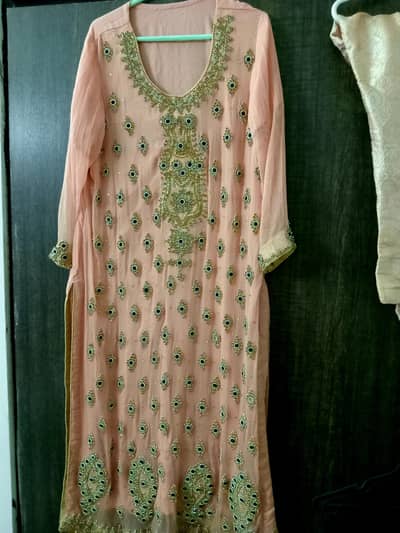 Brand New Pure Chiffon Embroidery Dress