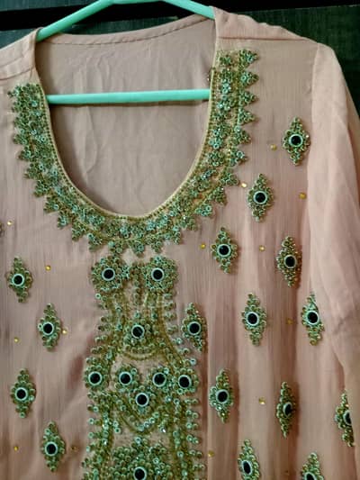 Brand New Pure Chiffon Embroidery Dress
