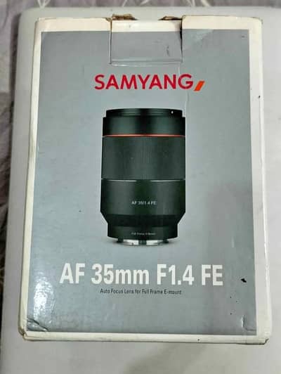 Samyang 35mm f1.4 lanse E-mount (sony full frame lanse)