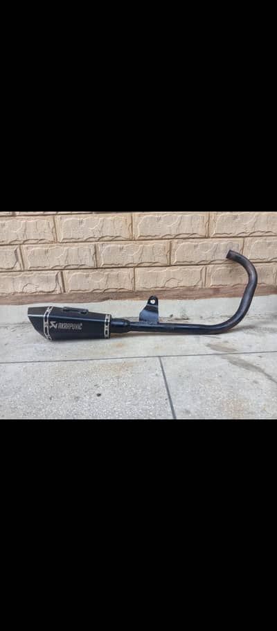 CG 125 Full Akrapovic System