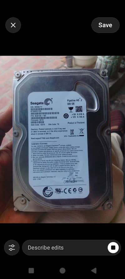 Hard Disk 320GB