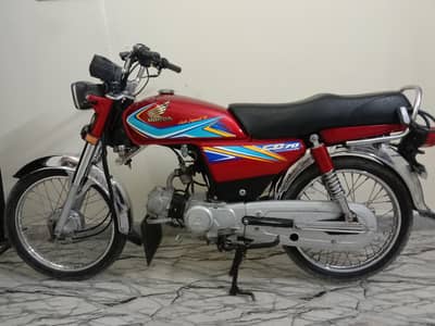 Honda CD 70 Islamabad number 1st owner very good condition