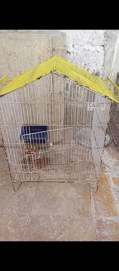 Used iron cages available for birds and hens best