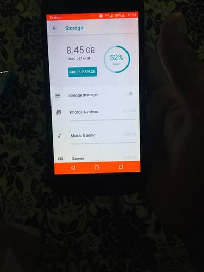 Moto E5 play used 2/16