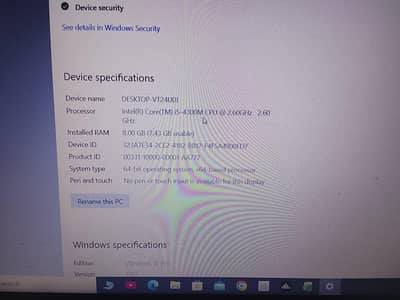 loptop ho zbook 15 core i5 4 generation in excellent condition