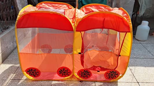 popup bus play tent house