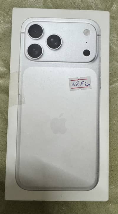 17 Pro Max , Silver Colour , Non Opened , Non PTA , Dual E Sim ,