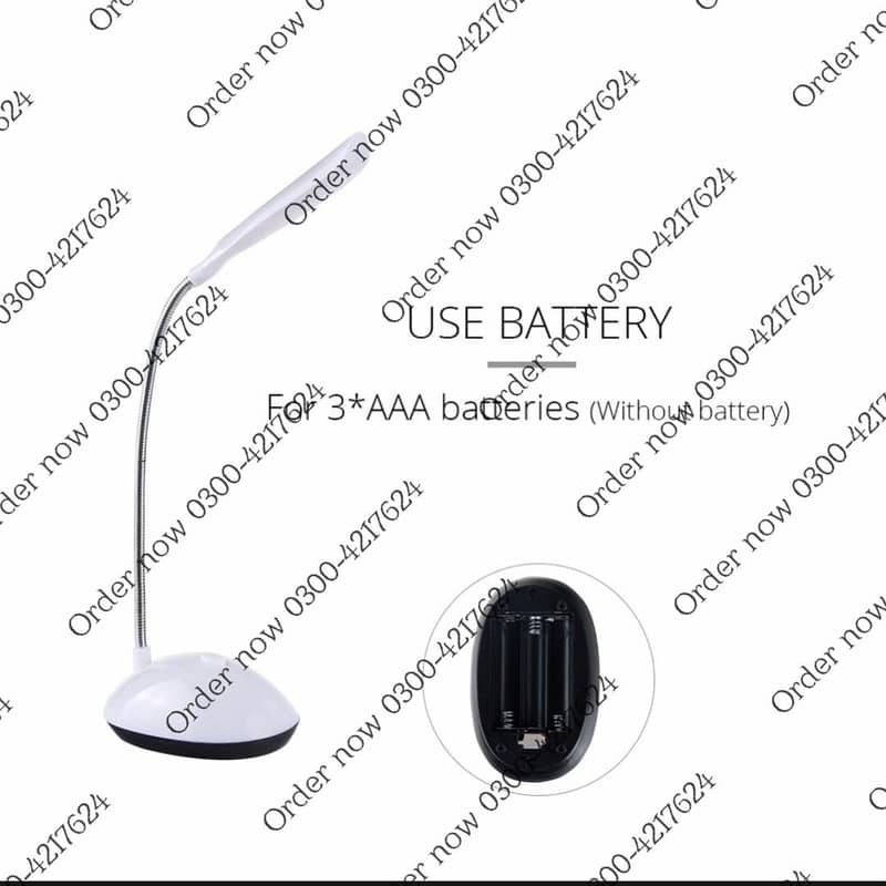 Flexible Table Lamp Tabletop Bedside Touch Switch Dimmable 2
