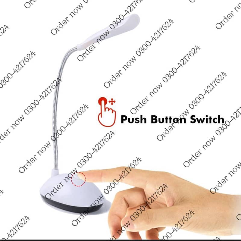 Flexible Table Lamp Tabletop Bedside Touch Switch Dimmable 4