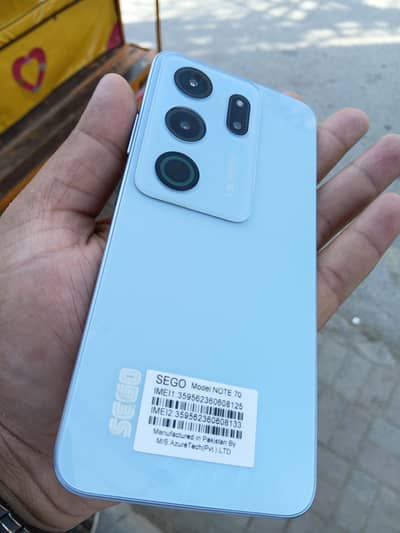 sego note 70 4/128 complete box