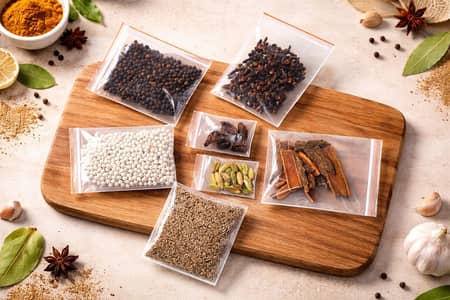 whole and powdered spices are available on wholesale and retail prices