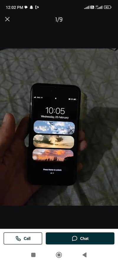 iphone 7 128gb exchange possible PTA parof hai 03079070994