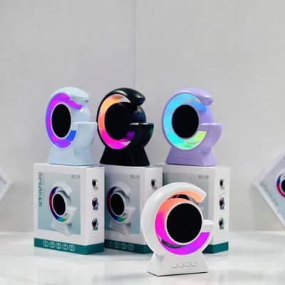 BX‑39 RGB Wireless Speaker (Purple) – Compact sound with style.