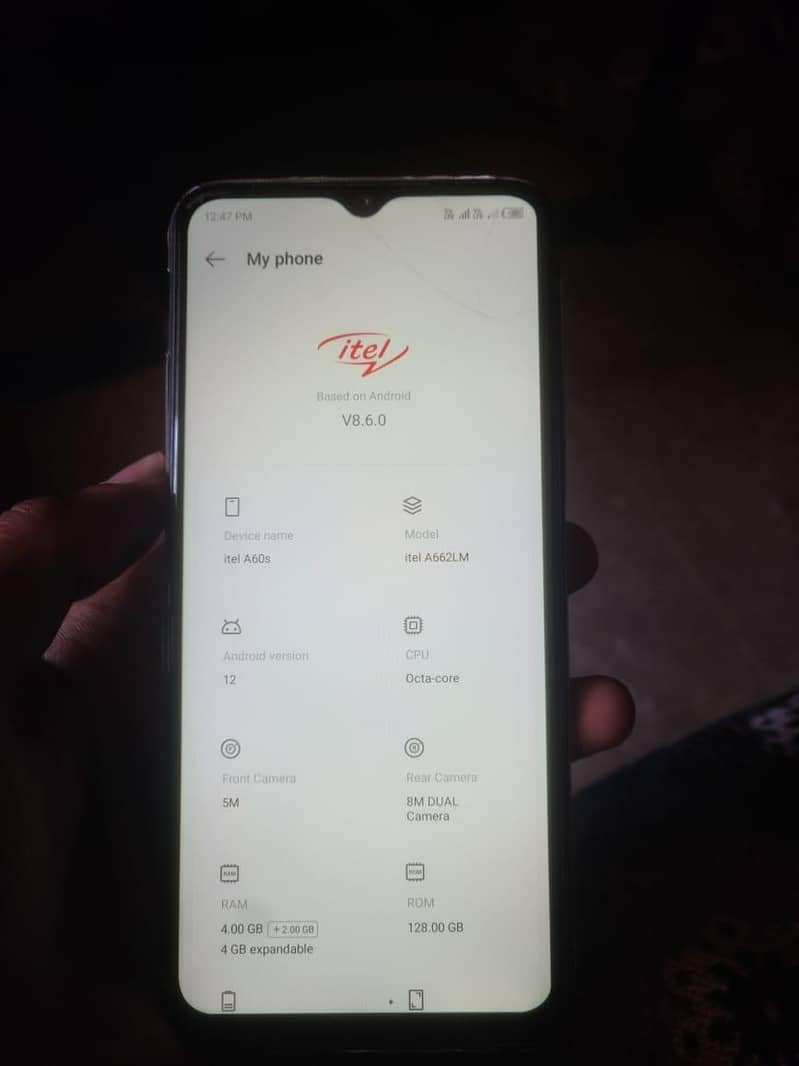 itel a60 5