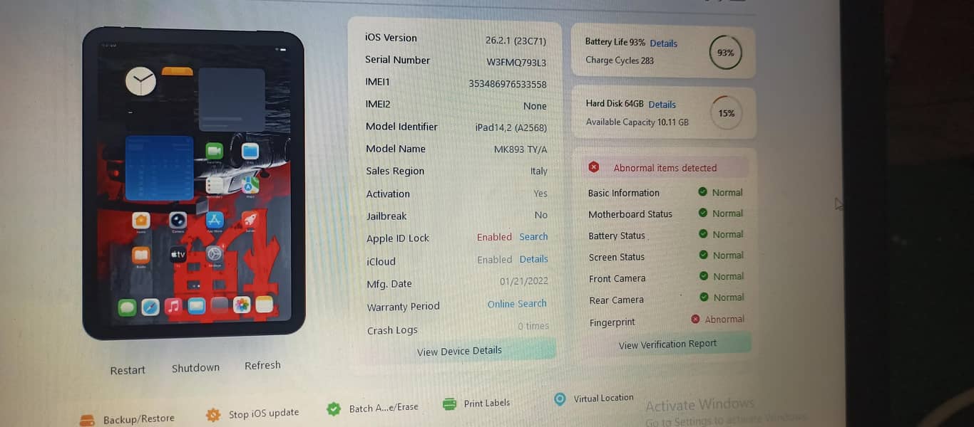 ipad mini 6 sim wala 9