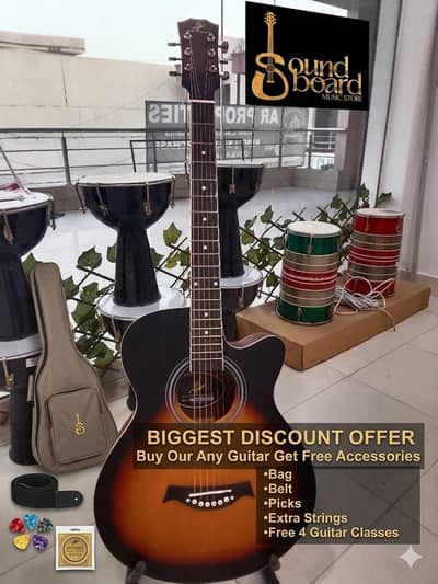 40 Inches Medium Swift Horse Acoustic Guitar