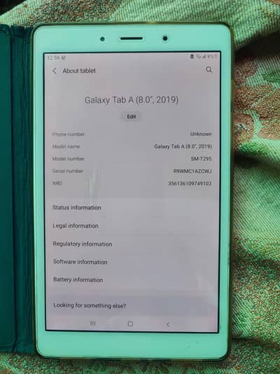 Tablet Samsung A 8