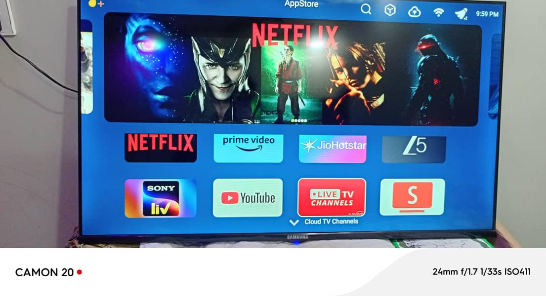 samaung smart led boder less 48 0