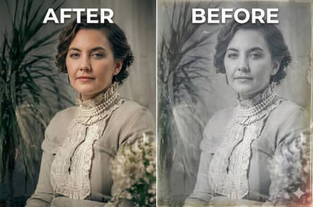 Old & Damaged Photo Restoration Service.