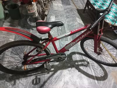 A strong Red chicago bicycle in best condition