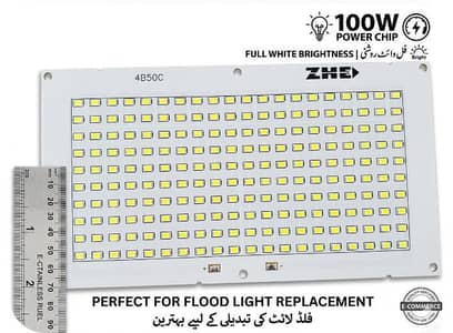 100 Watt LED Flood Light Repair Kit (Chip + Driver) - Wholesale Rate