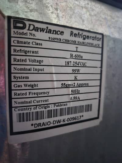 Dawlance Refrigerator