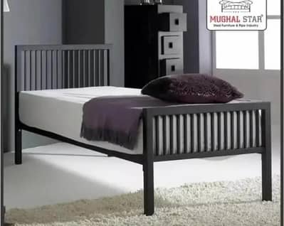 iron bed single/iron bed double king size/steel bed double 03244737250