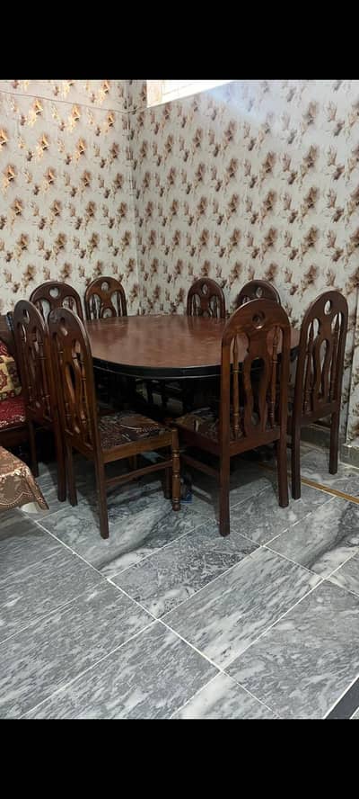 Dining Table with 8 chair