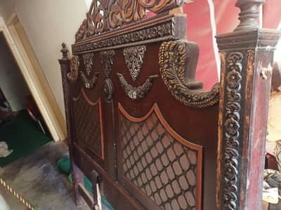 king size bed needs repair for sale