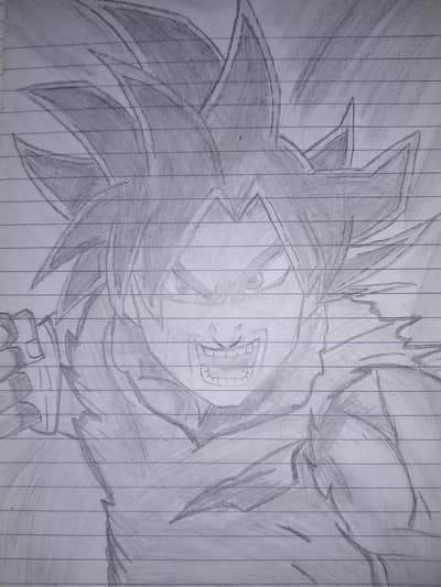 Hand made animae character sketch