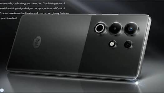 Itel S25 Ultra Black Color, 8+8 GB Ram, 256 GB ROM