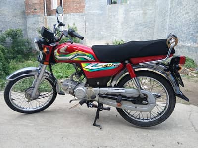 Honda CD 70 Red 2023