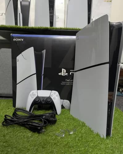 PS5 brand new Slim edition with two dual sense controllers